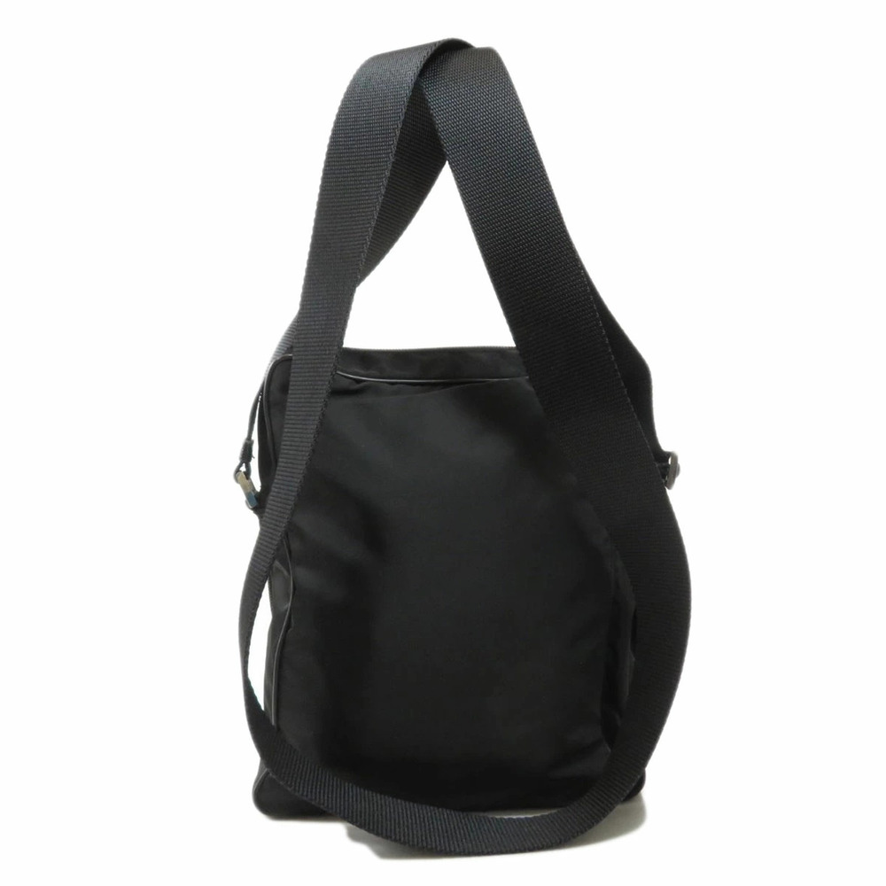 Prada logo plate Black Shoulder Crossbody bag - Picture 3 of 11